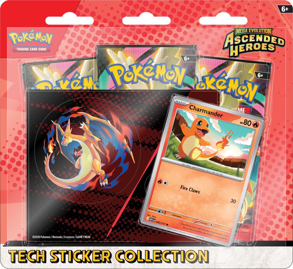 Pokémon TCG: Mega Evolution - Ascended Heroes Tech Sticker Collection