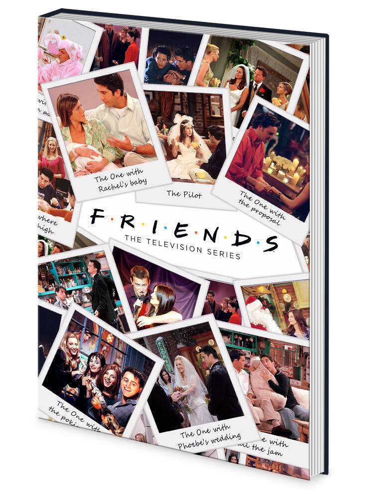 Friends - Polaroids - Cased A5 Notebook