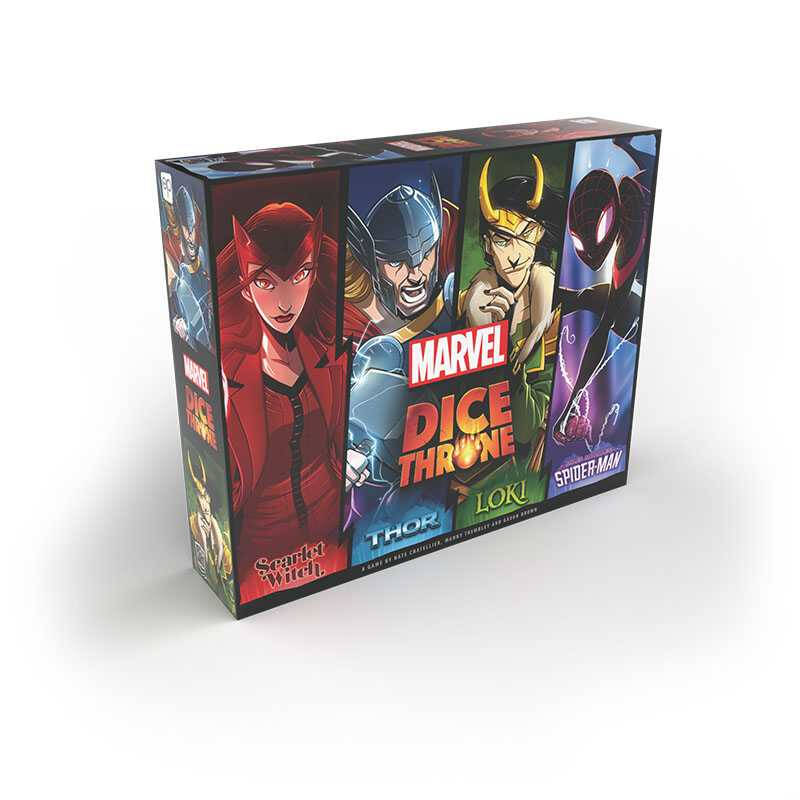 Marvel Dice Throne: 4-Hero Box (Scarlet Witch, Thor, Loki, Spider-Man) (WSL)