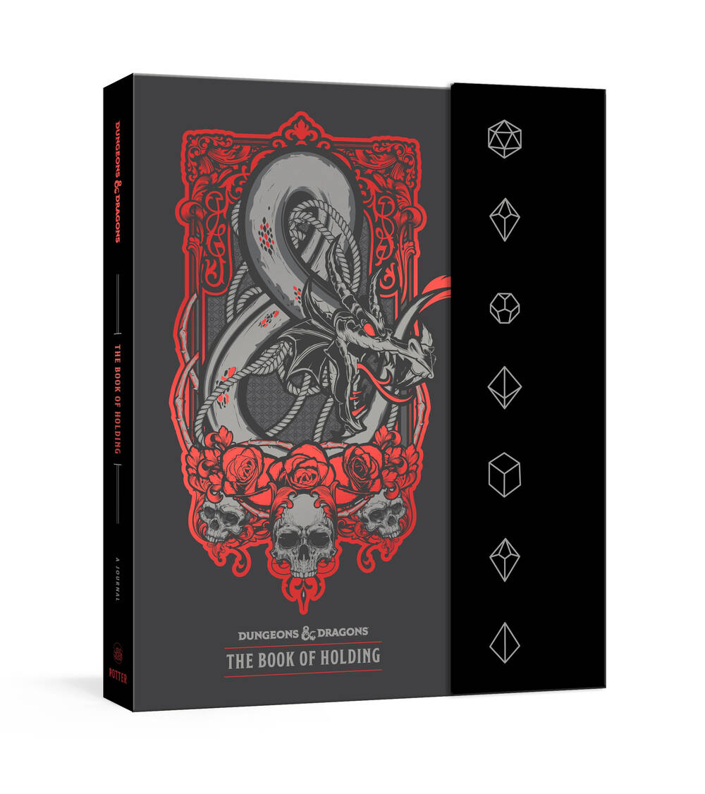 Dungeons & Dragons: The Book of Holding (Blank Journal with Grid Paper)