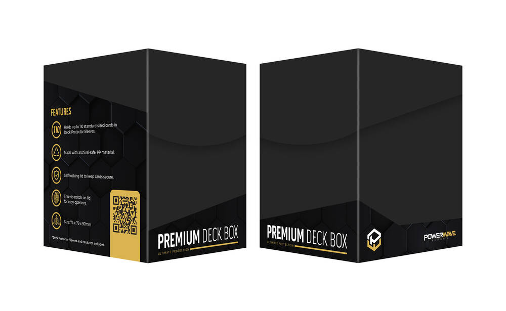 Powerwave Deck Box - Black (WSL)