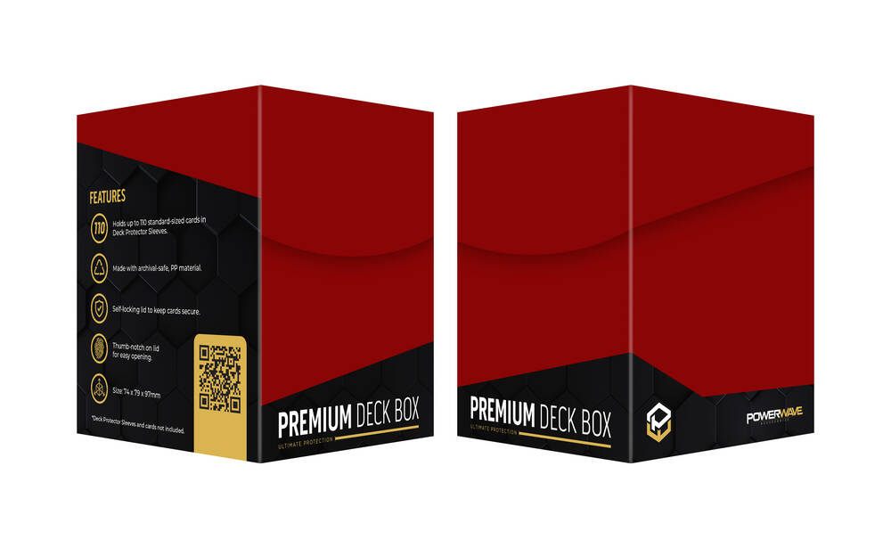 Powerwave Deck Box - Red (WSL)