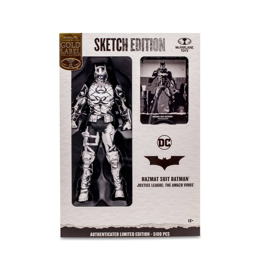 DC Multiverse Gold Label: Hazmat Suit Batman (Line Art) (WSL)