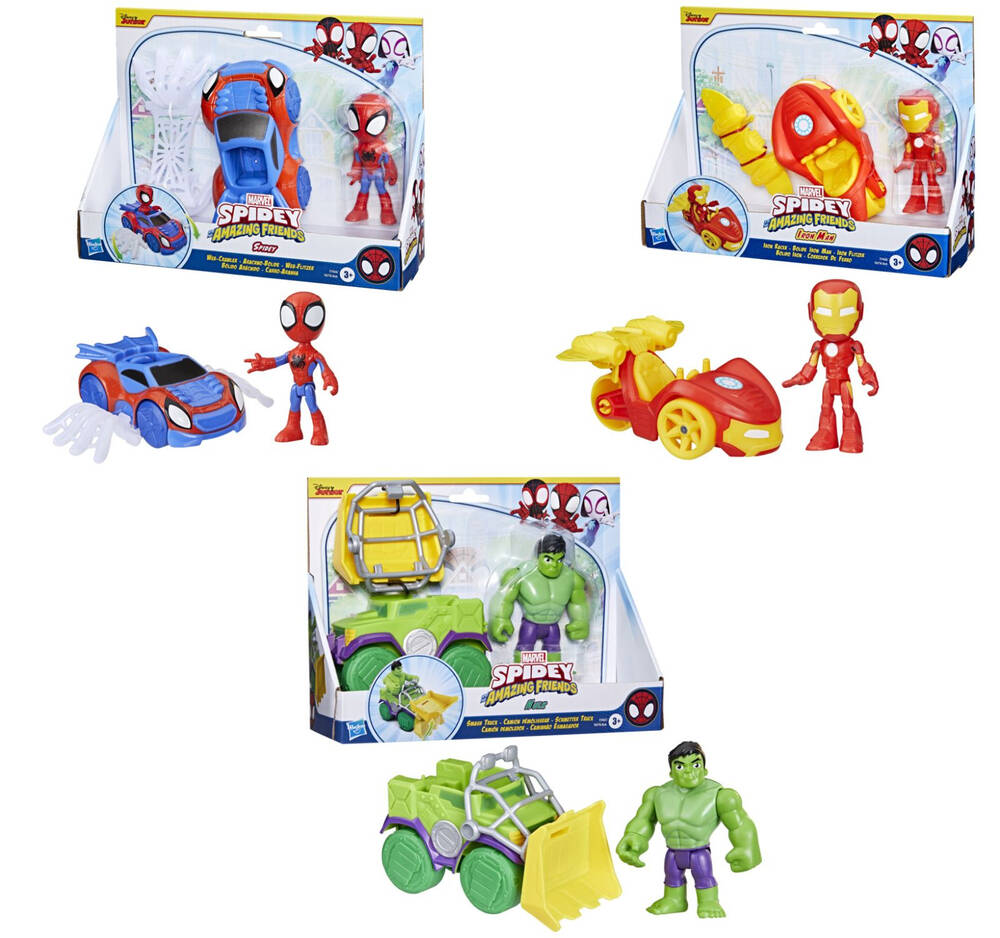 Spidey and His Amazing Friends: Character & Vehicle Assortment 1 (WSL)