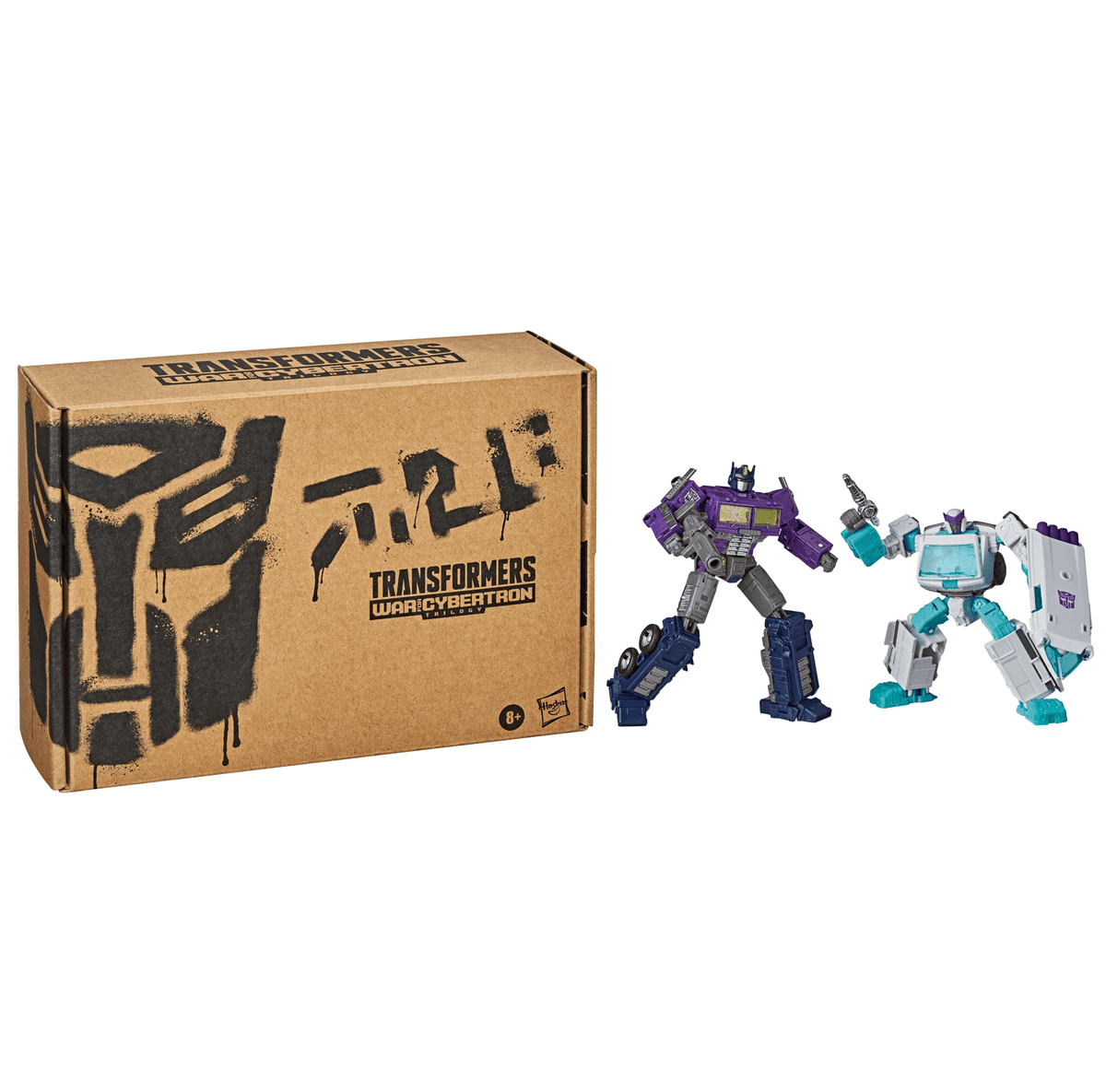 Transformers War for Cybertron: Deluxe Class - Shattered Glass Ratchet and Optimus Prime (WFC-GS17) (WSL)