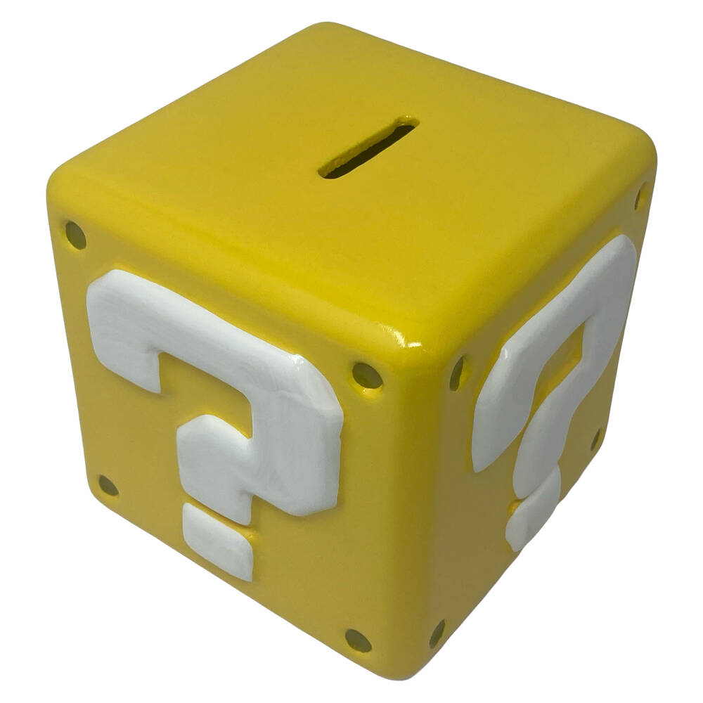 Super Mario Bros - Question Mark Block - Shaped Money Bank
