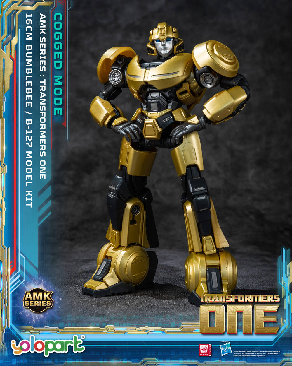Transformers One: 16cm B-127 (Bumblebee) Cogged Mode Model Kit (AMK Series)