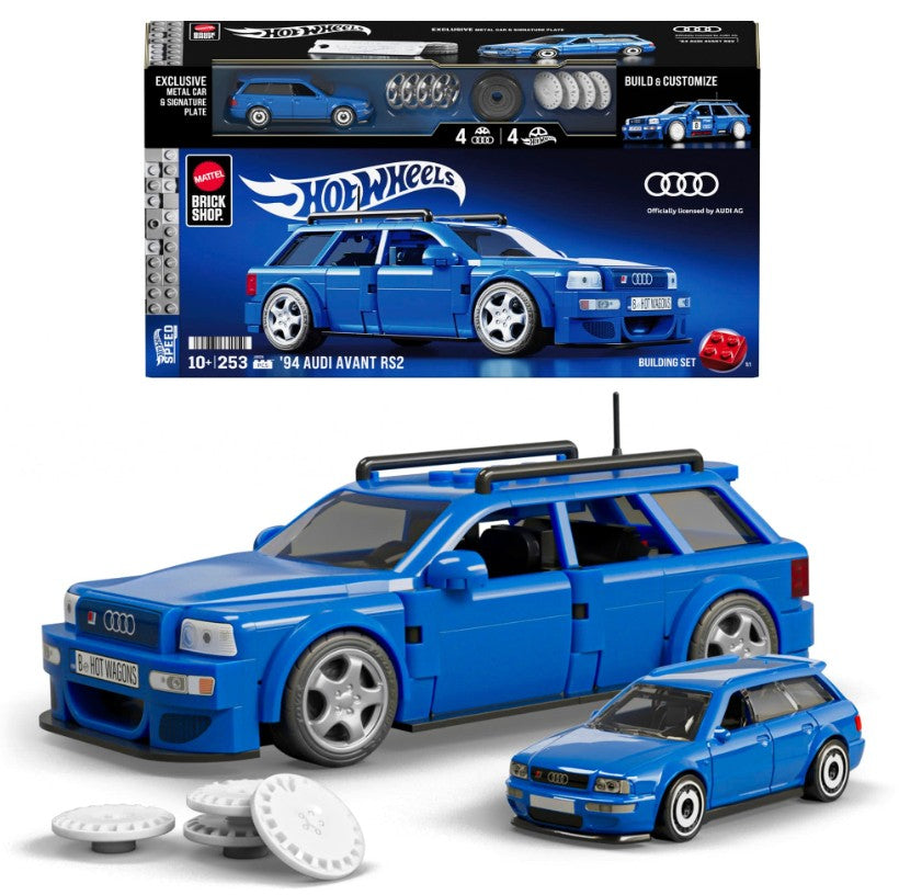Mattel Brick Shop Hot Wheels ’94 Audi Avant RS2 (253 pcs)
