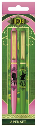 Wicked - Pink and Green - 2 Pen Set