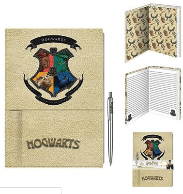 Harry Potter - Intricate houses - Premium Notebook w Pen