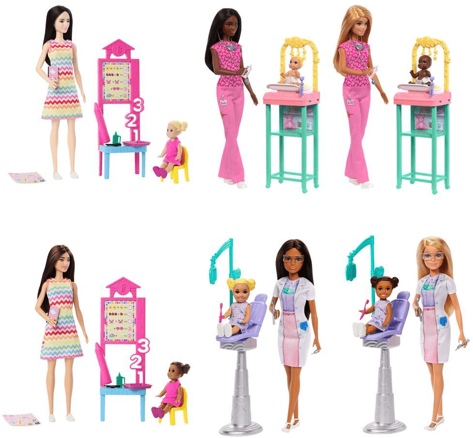 Barbie Careers Nurturing Play set assortment
