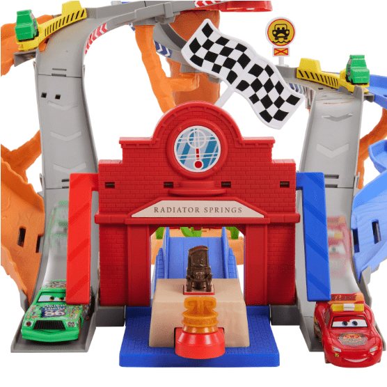 Disney And Pixar Cars Radiator Springs Race & Rescue Rescue Road Raceway Playset