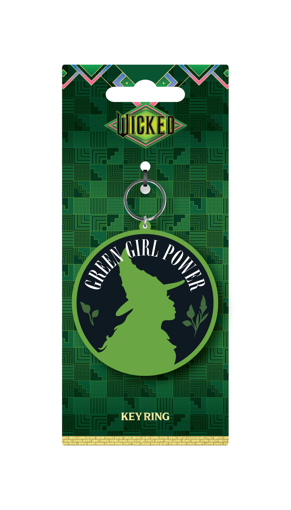 Wicked 2 - Elphaba Green Girl Power - PVC Keyring