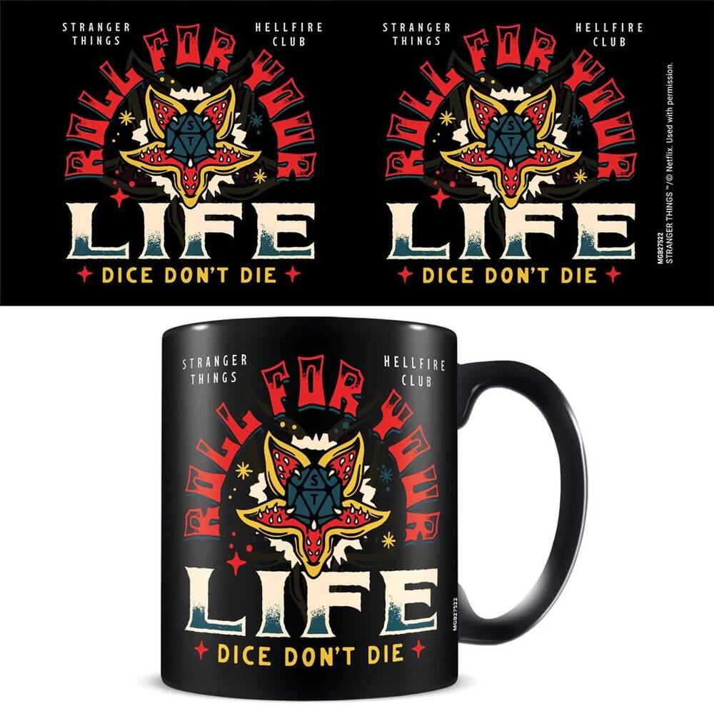 Stranger Things - Hellfire - Black Mug