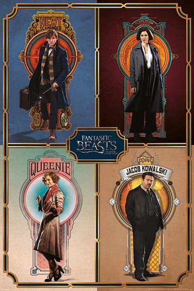Fantastic Beasts - Framed Cast Poster (610 x 915)
