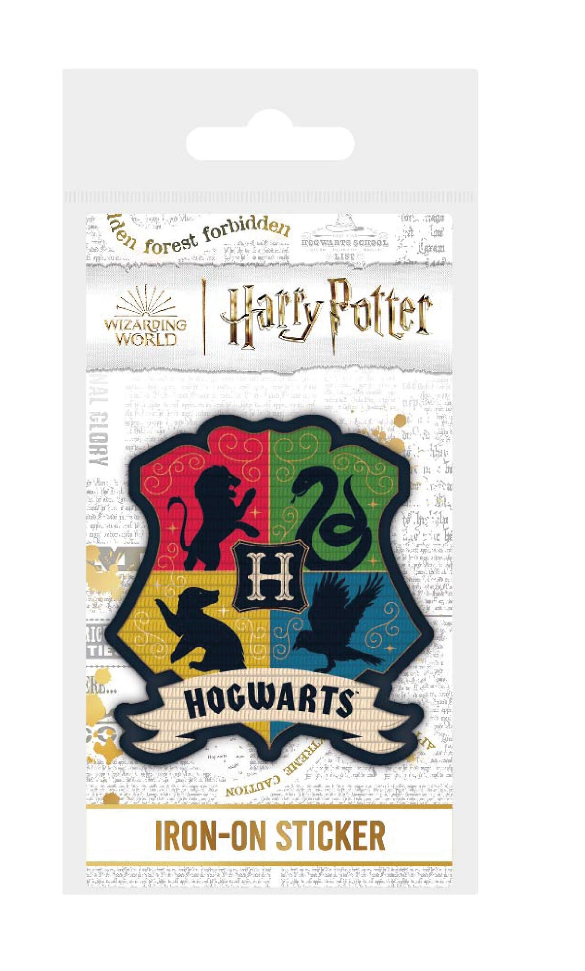 Harry Potter - Hogwarts Crest - Iron On Patch