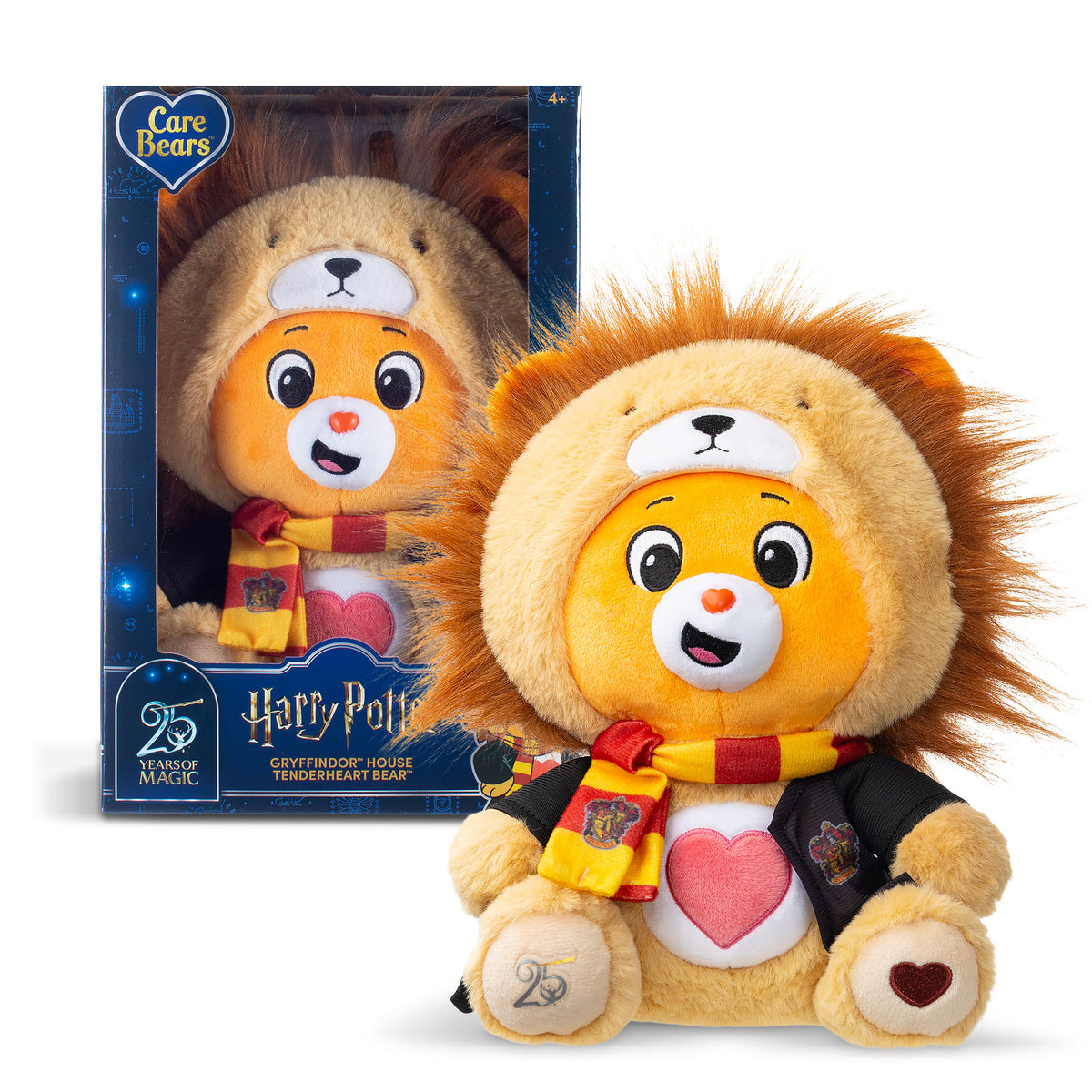 Care Bears Collab (Magic) Hoodie Plush - Tenderheart x Gryffindor