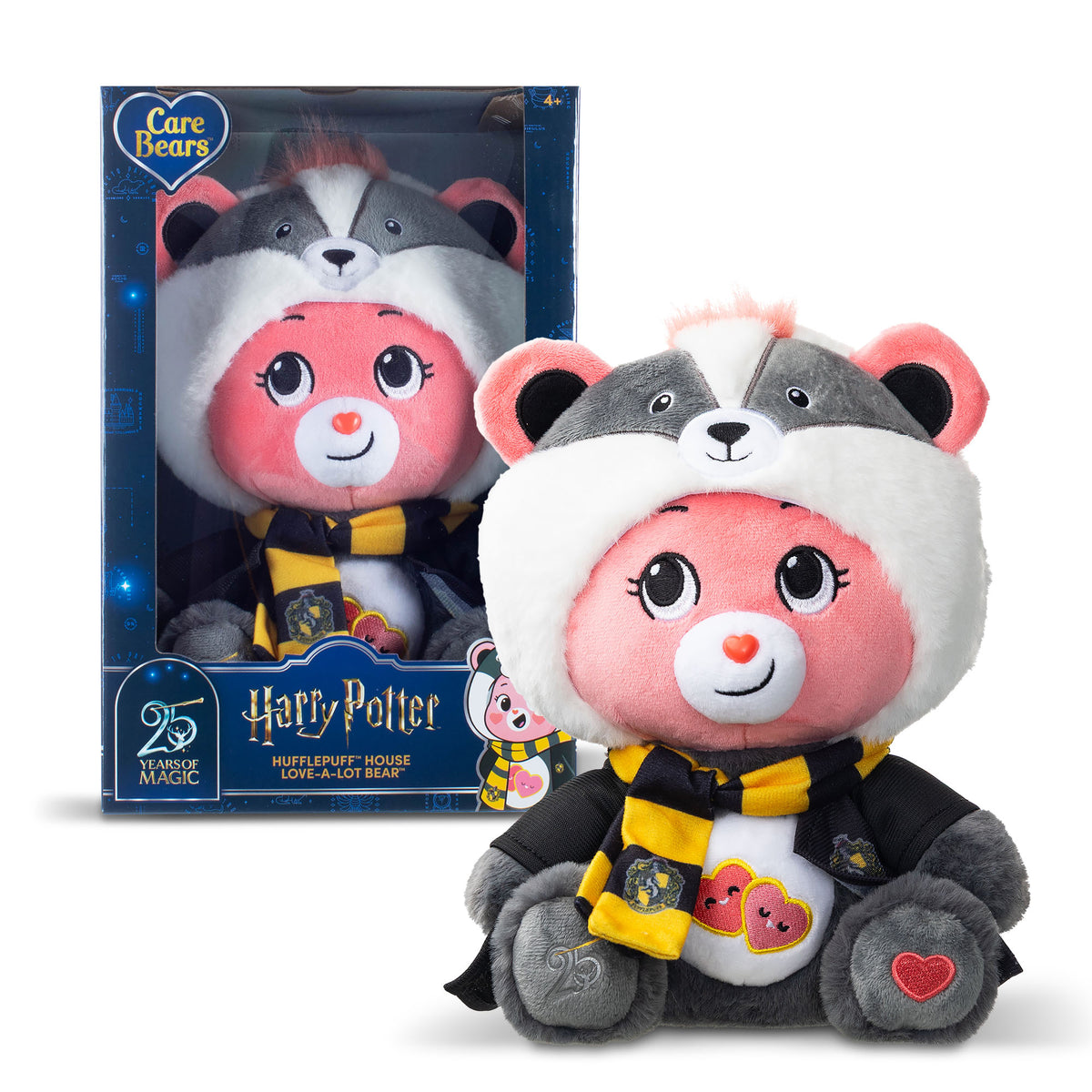 Care Bears Collab (Magic) Hoodie Plush - Love-a-Lot x Hufflepuff