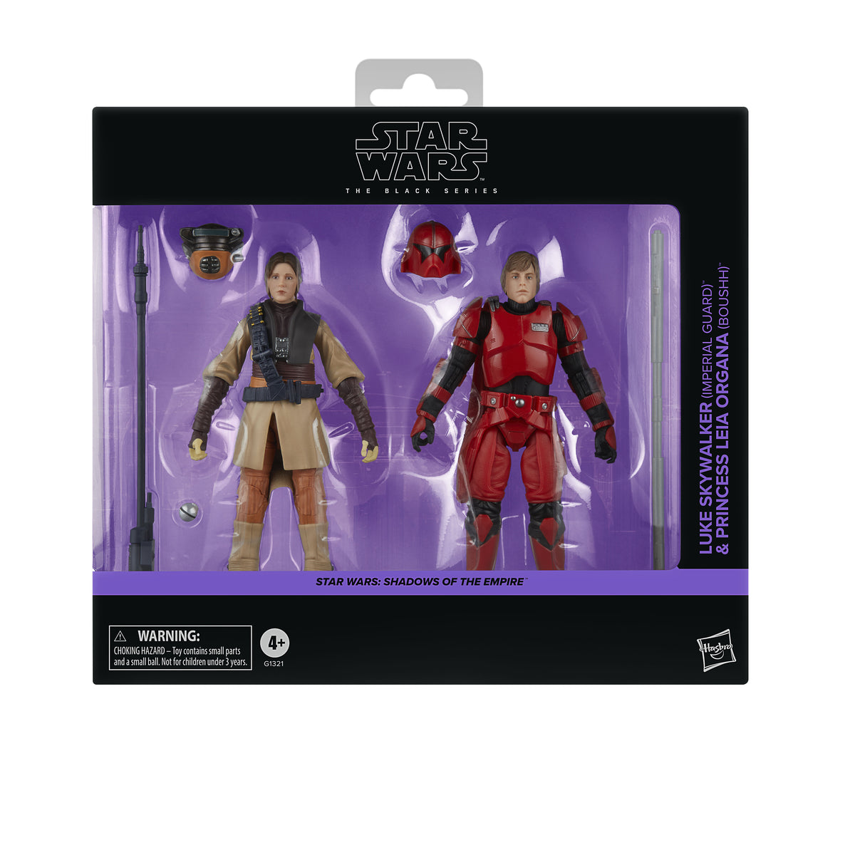 Star Wars The Black Series Luke Skywalker (Imperial Guard) & Princess Leia Organa (Boushh)