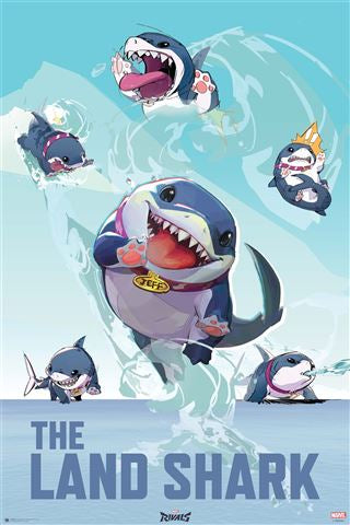 Marvel Rivals - Jeff the Land Shark Poster - (610 x 915)