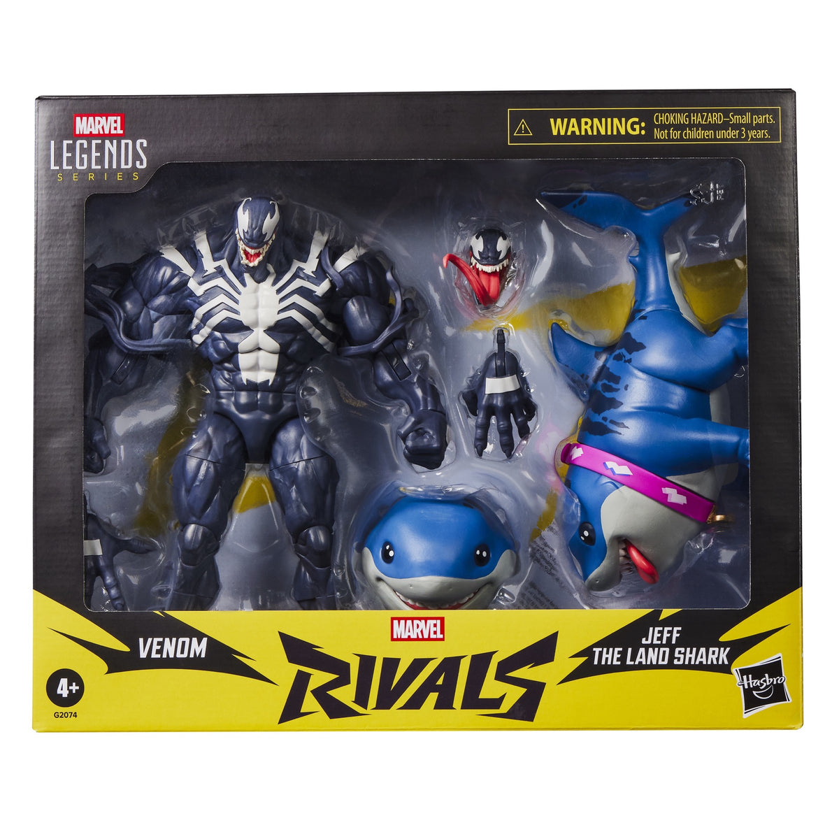 Marvel Legends Series Marvel Rivals Venom & Jeff the Land Shark