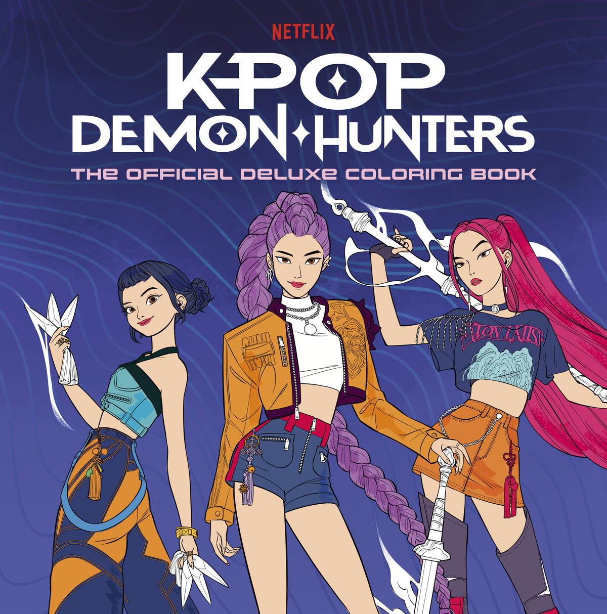 KPop Demon Hunters: The Official Deluxe Colouring Book