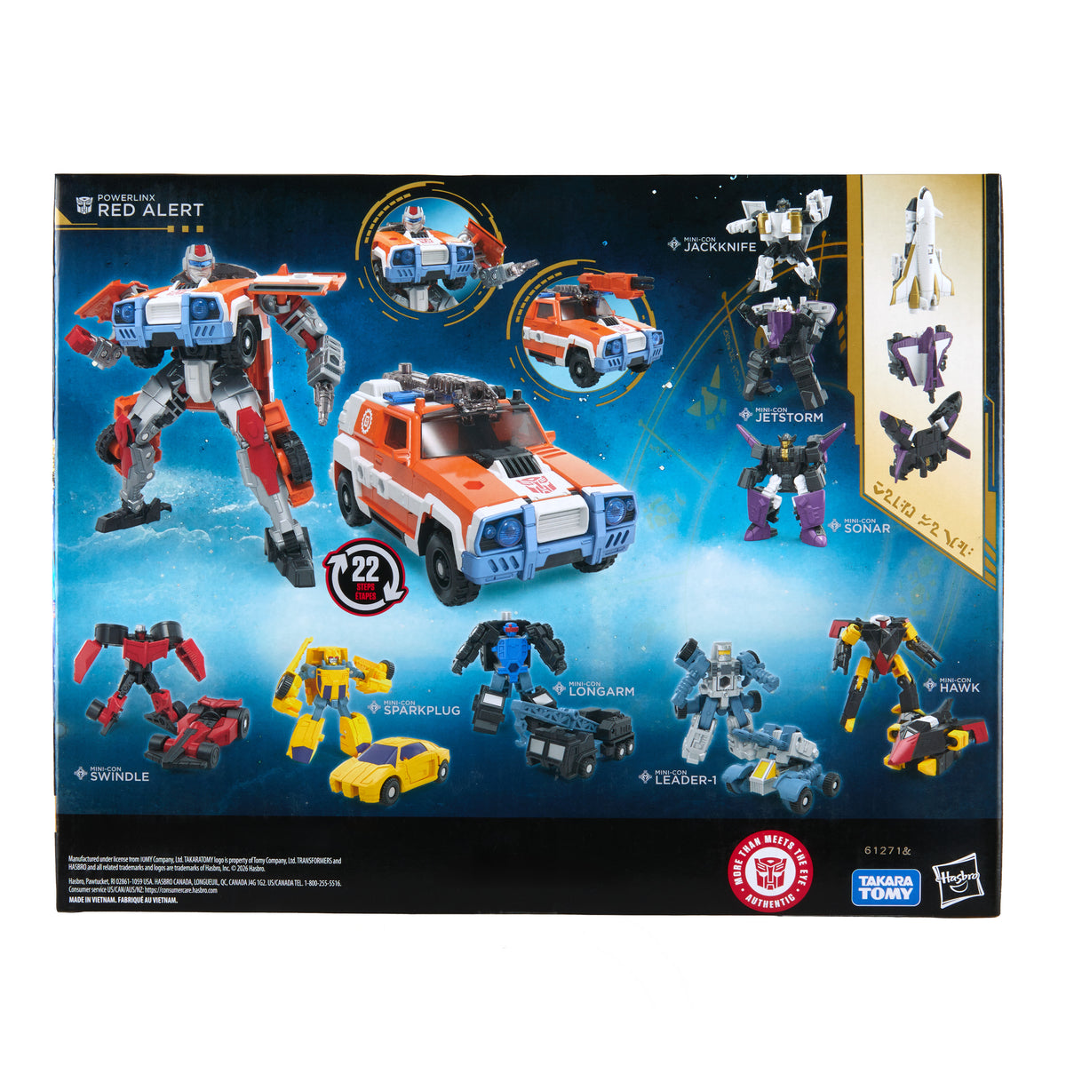 Transformers Powerlinx Red Alert and 8 Mini-Con Pack Figure Set