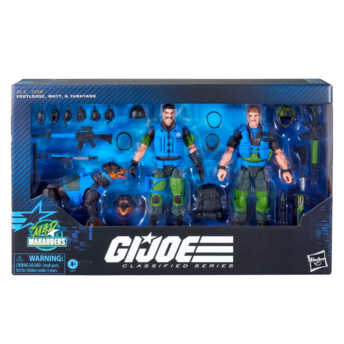 G.I. Joe Classified Series #220, Mad Marauders Footloose, Mutt, & Junkyard (On Manual Allocation, Limited Stock Available)