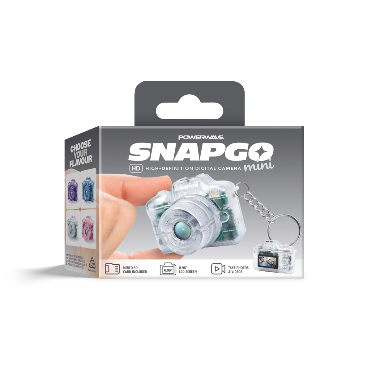 Powerwave SnapGo Mini Camera - Ice Chill
