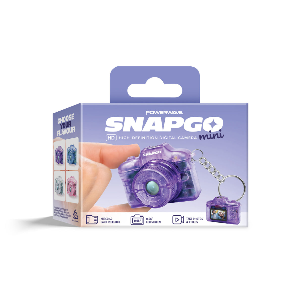 Powerwave SnapGo Mini Camera - Royal Purple