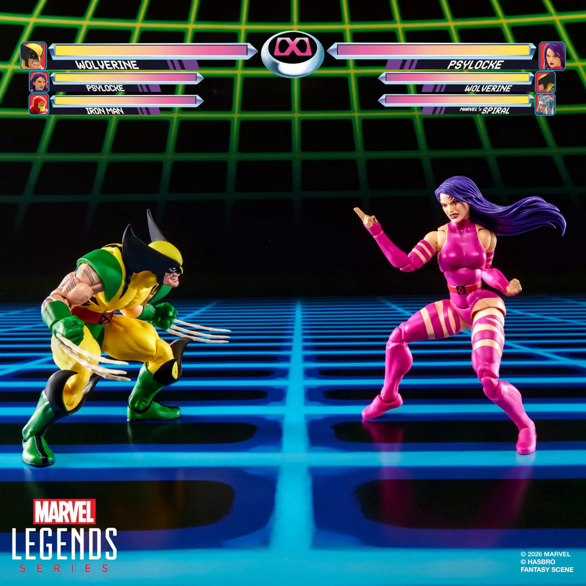 Marvel Legends Series Marvel Games Wolverine vs Psylocke