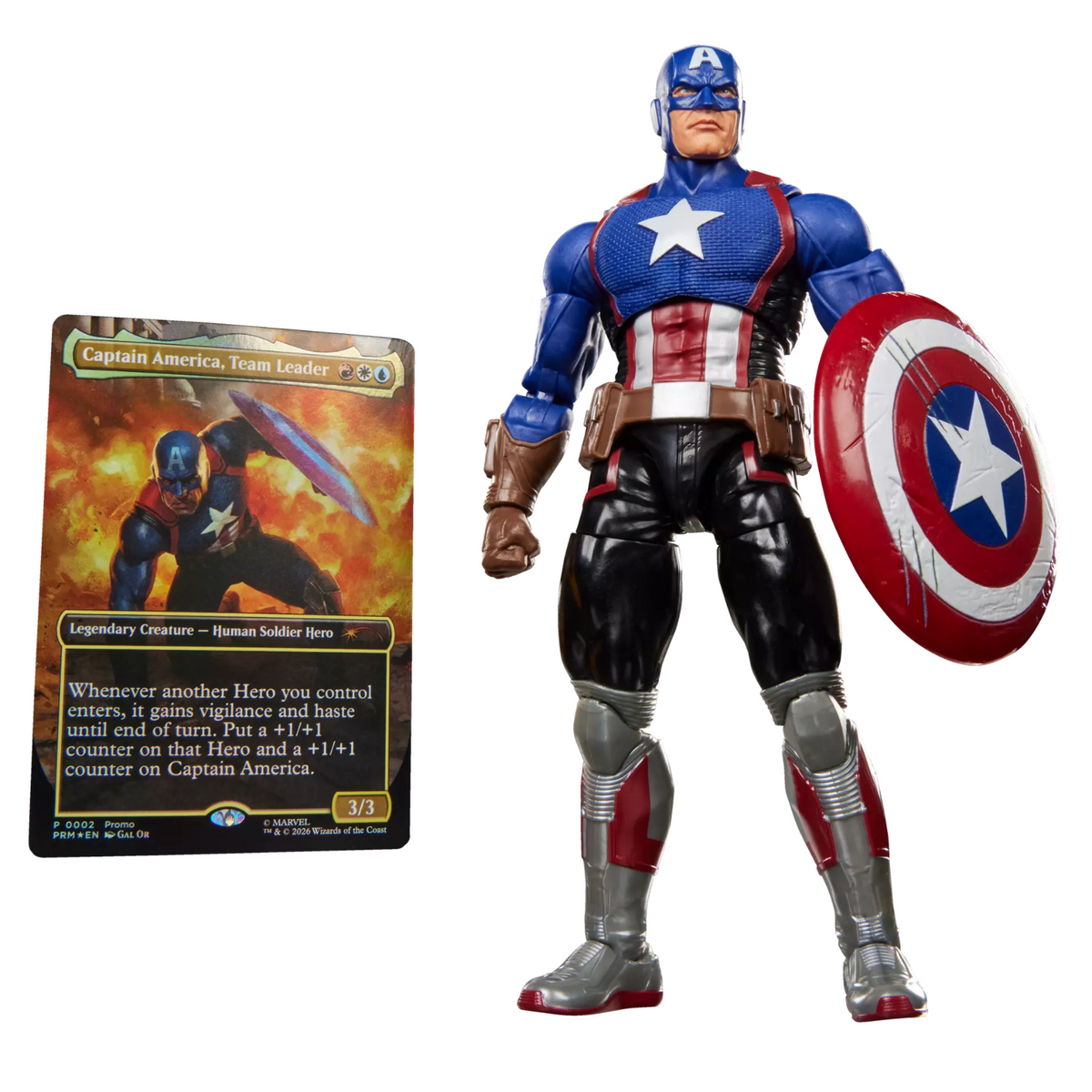 Marvel Legends Series x Magic: The Gathering Captain America (Avengers: Twilight)