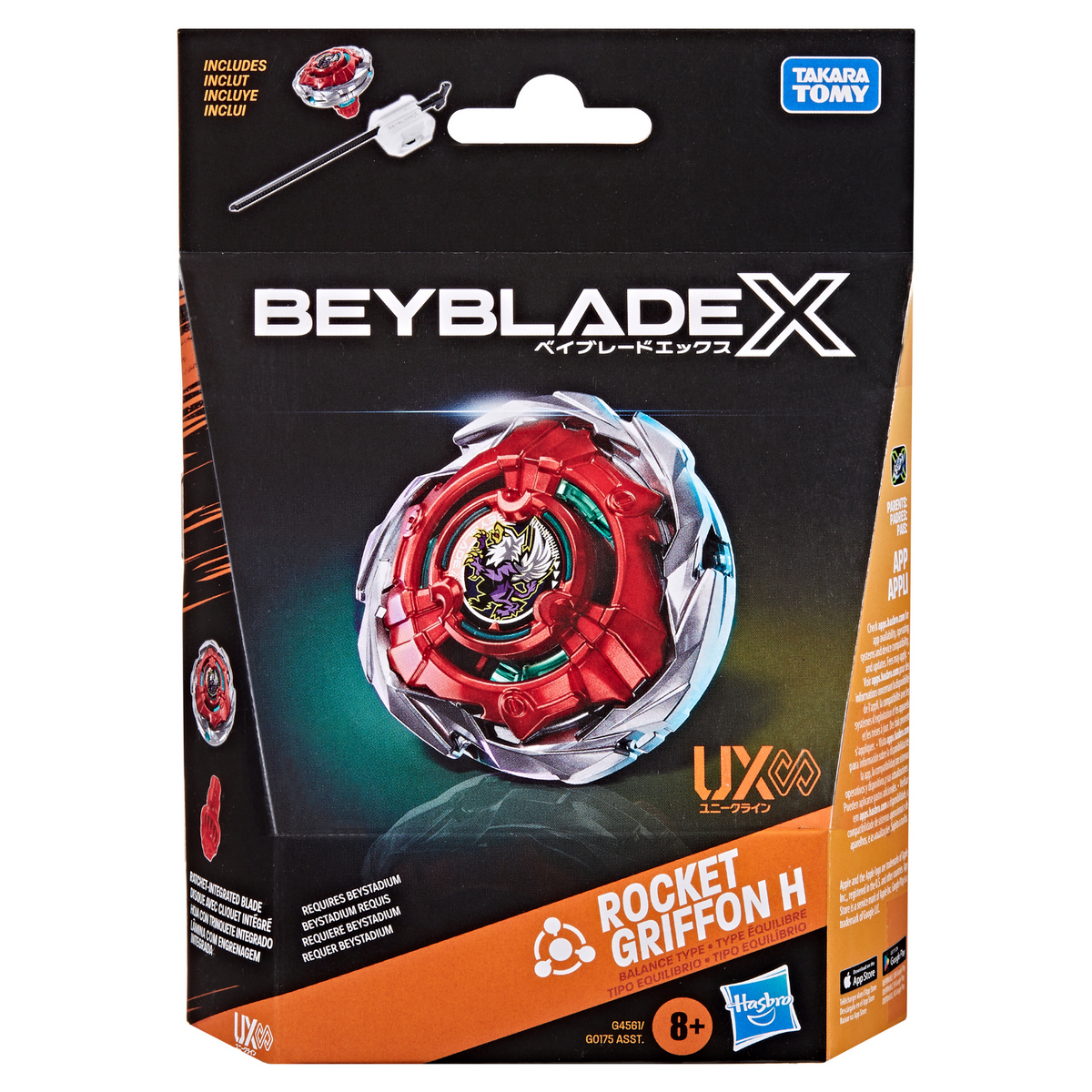 Beyblade X Rocket Griffon H UX Infinity Starter Pack Set