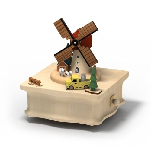 Windmill Farm - Exclusive Music Round & Round Music Box