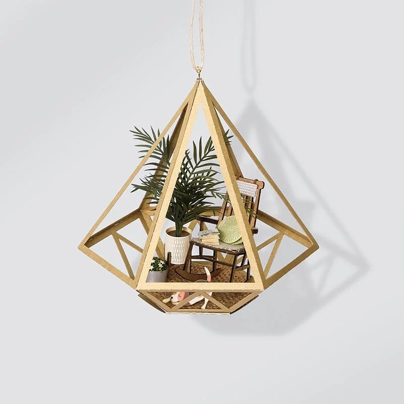 Palm, Rocking Chair & Dog - Paper Puzzle