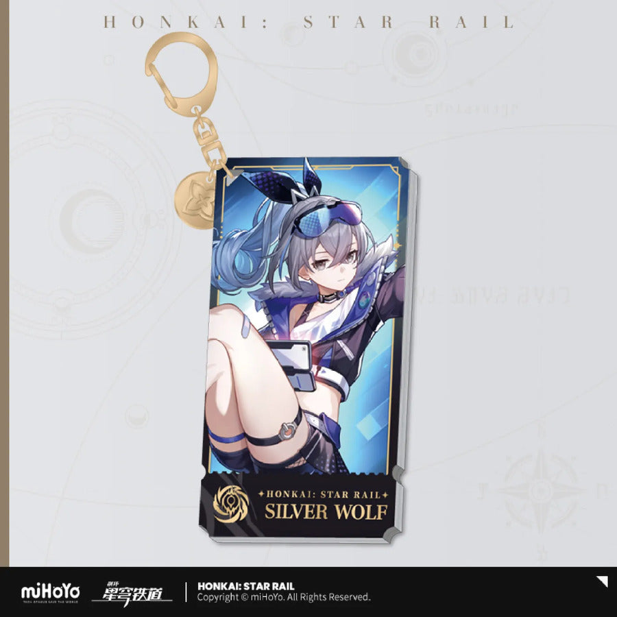 Character Illustration Series Keychain The Nihility - Silver Wolf
