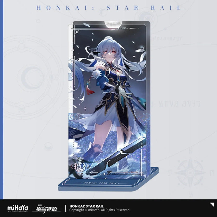 Light Cones Series Acrylic Quicksand Stand - Jingliu, I Shall Be My Own Sword