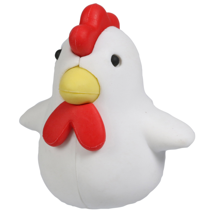 Chicken Erasers - White (50 pcs/bag)