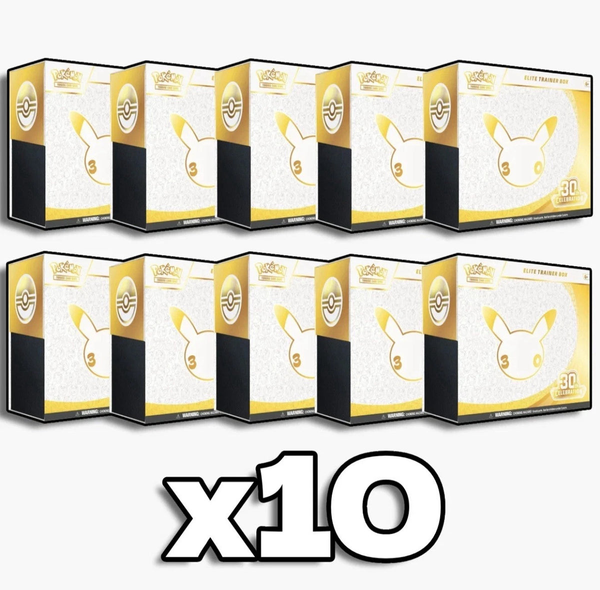 Charity Raffle Ticket: Win 10 x Pokémon TCG 30th Celebration Elite Trainer Boxes