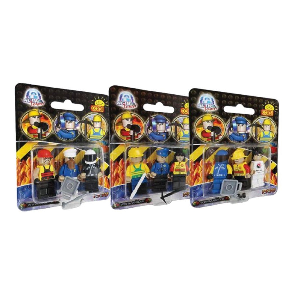 Action Town – 3 Figure Set Construction Set