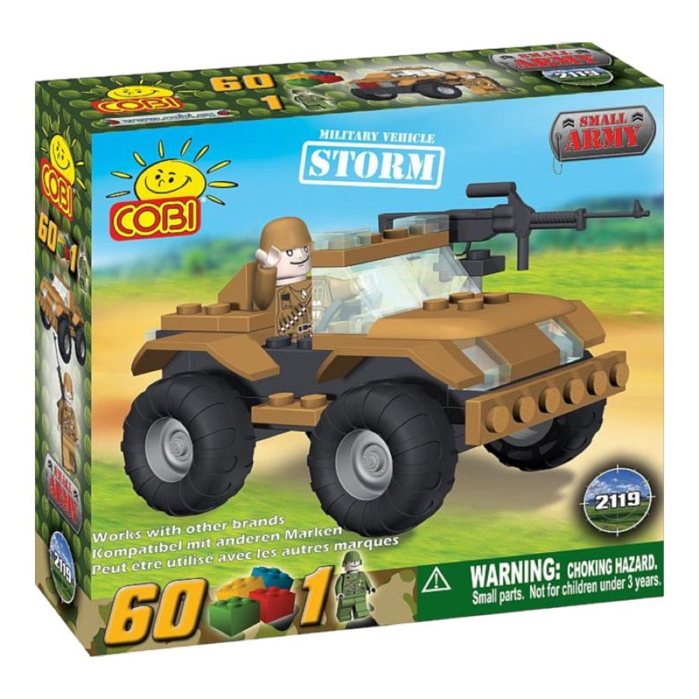Small Army – Storm Military Vehicle Construction Set (60 Piece Kit)