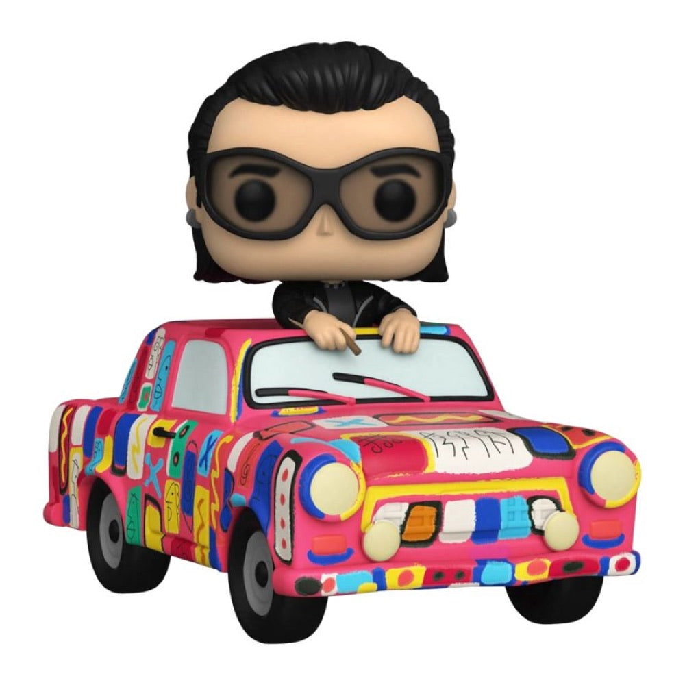 U2 – Bono with Achtung Baby Car Pop! Ride