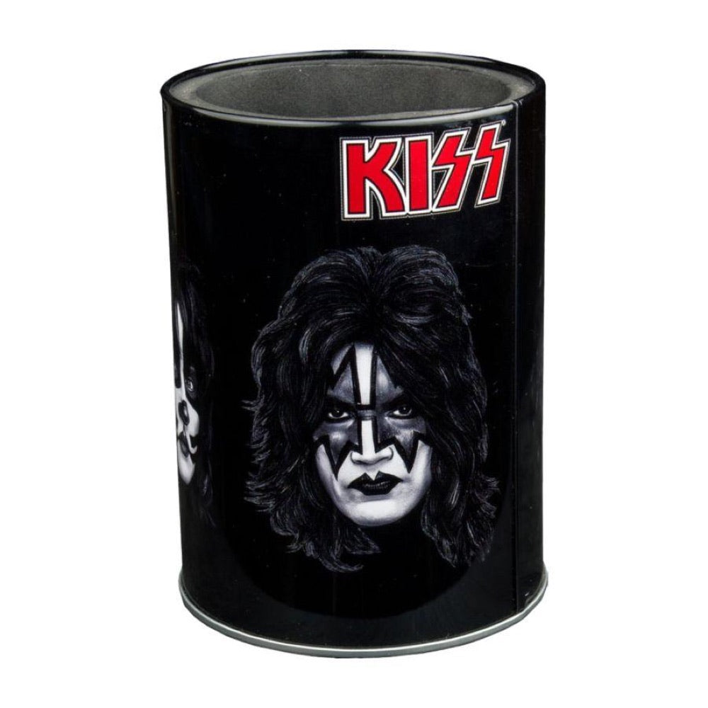 KISS – Band Faces Metal Can Cooler