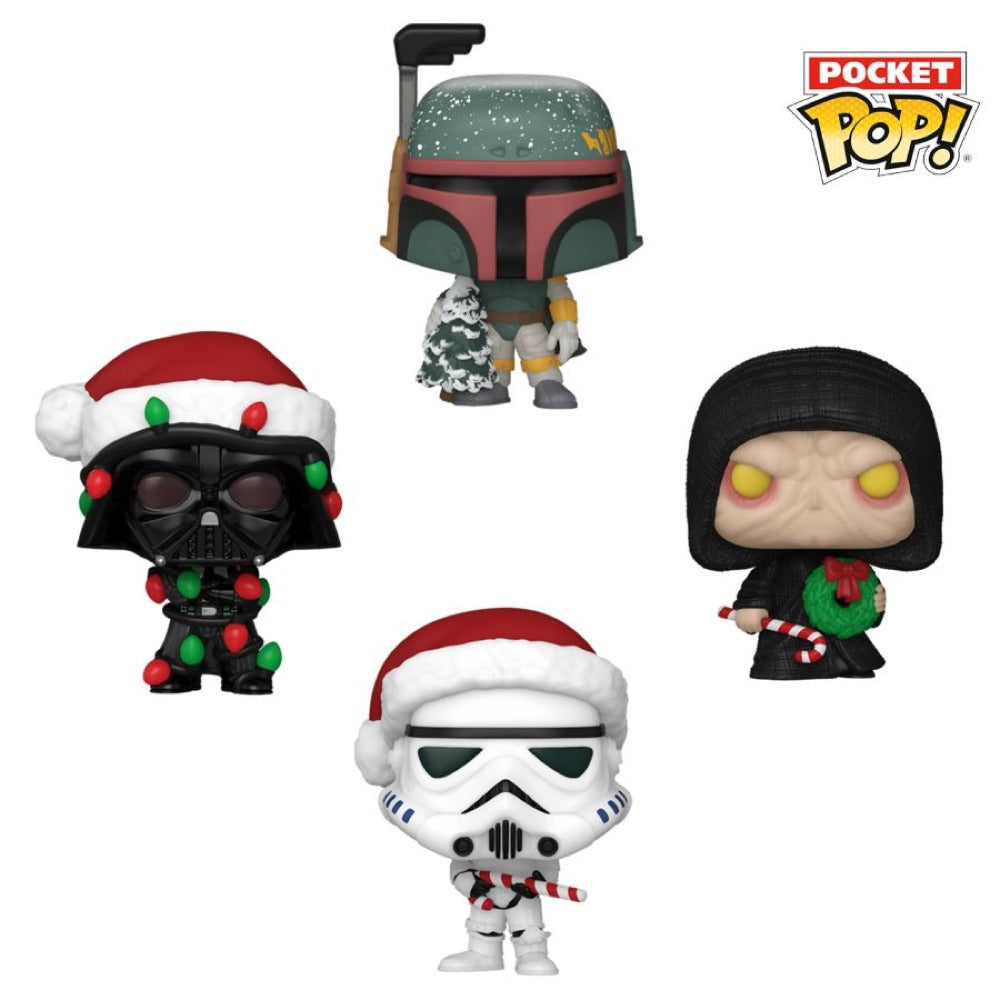 Star Wars – Holiday Tree Box Pocket Pop! 4-Pack