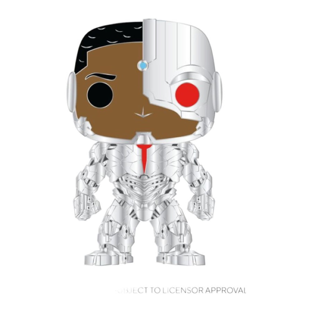 DC Comics – Cyborg 4″ Pop! Enamel Pin