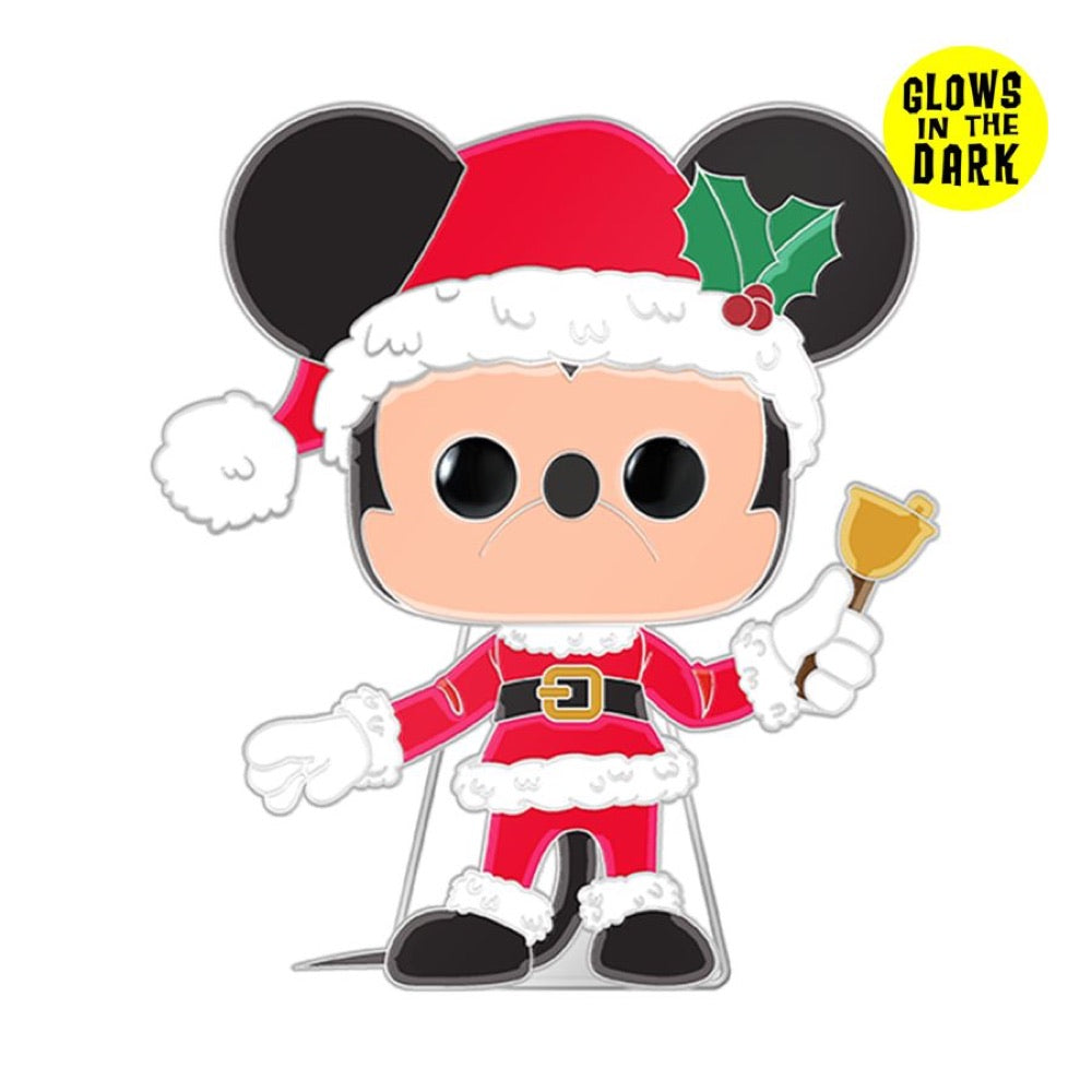 Disney – Mickey Mouse Holiday Glow Enamel Pop! Pin