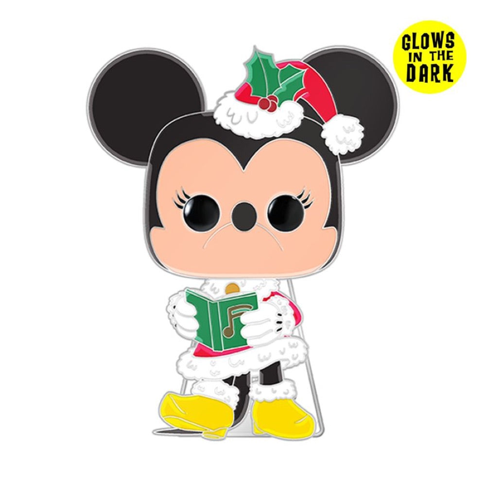 Disney – Minnie Mouse Holiday Glow Enamel Pop! Pin