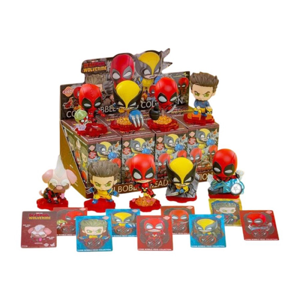 Deadpool & Wolverine – Deadpool 3 Cosbi Bobble-head Collection (Display of 8)