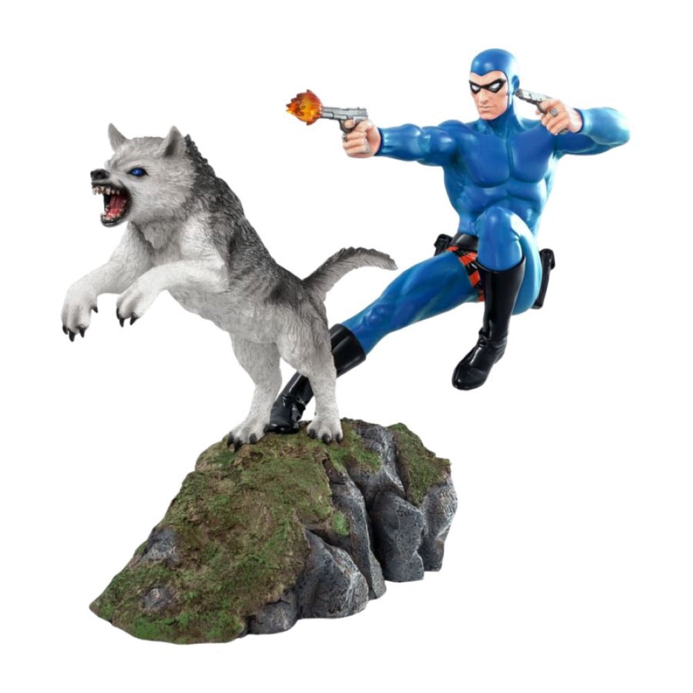 The Phantom – Phantom and Devil Blue Suit Statue