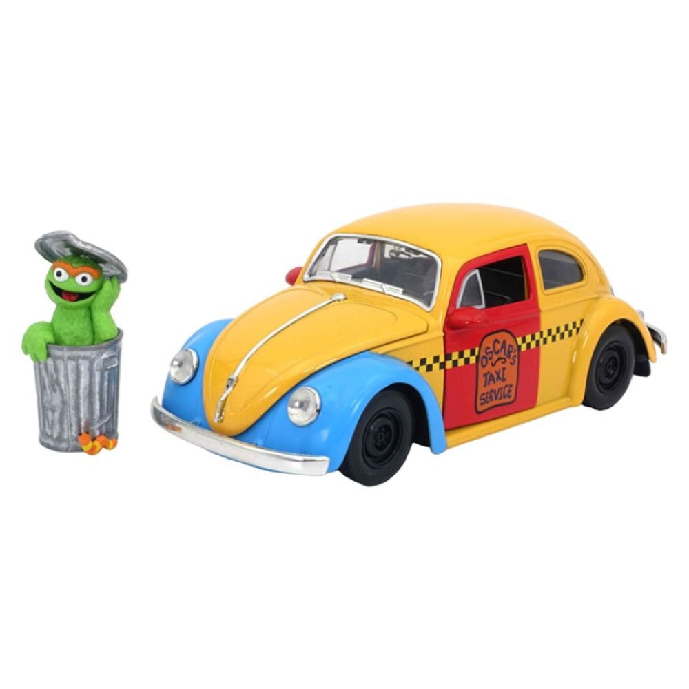 Sesame St – 1959 VW Beetle 1:24 Scale HR w/Oscar